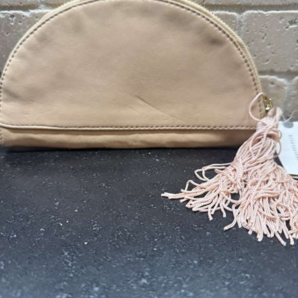 NWT Anthropologie Leather Beaded Monogram Clutch Letter C - Picture 3 of 7